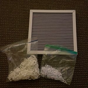 Board with lettering